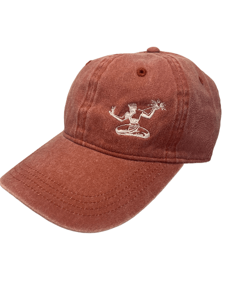 Spirit of Detroit Adjustable Hat / White + Brick Hat
