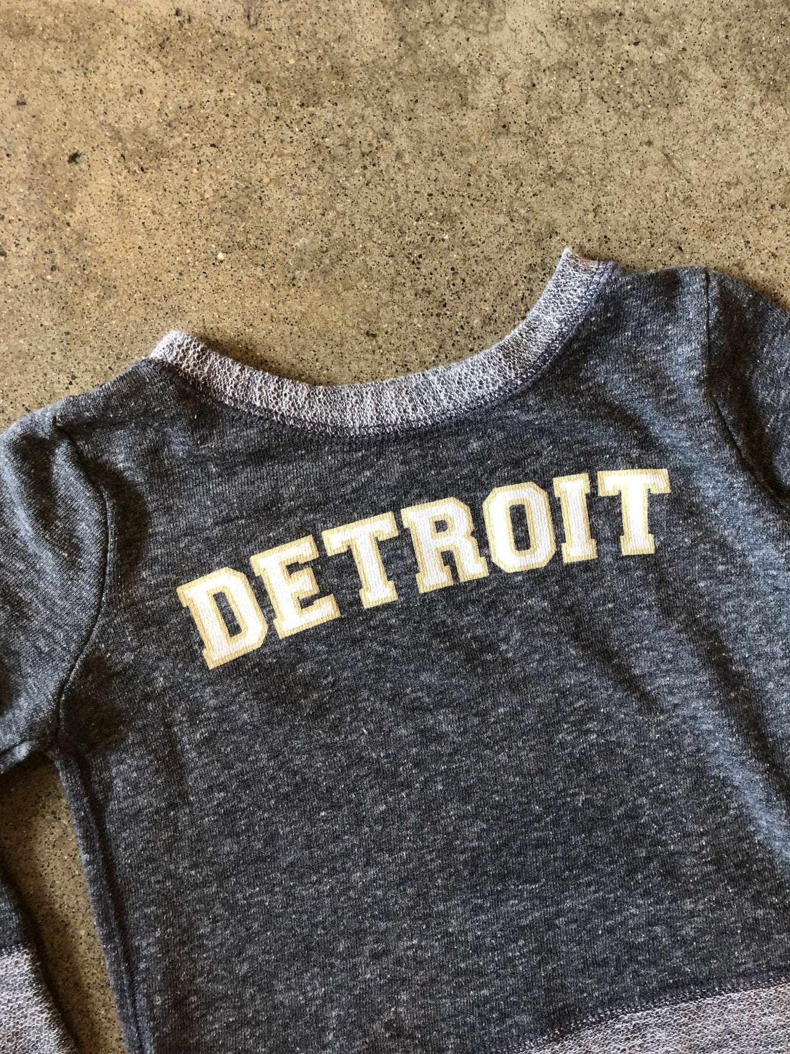 Detroit Varsity Terry Long Sleeve / Navy / Toddler Kid's Apparel