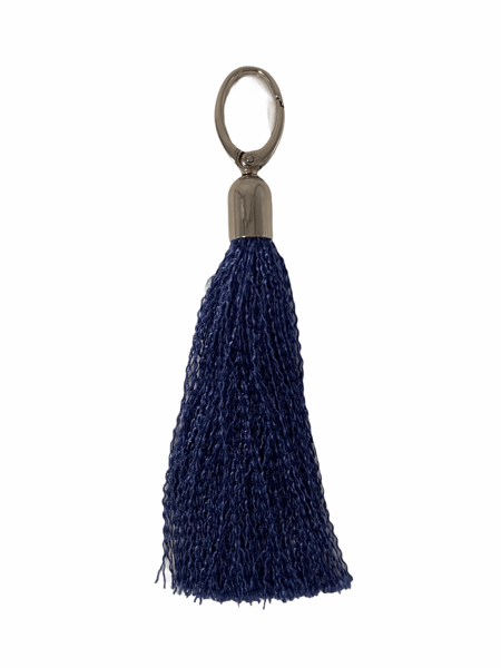 Pure Detroit Official - Seatbelt Tassel - Pre-Order Keychain Long (8") Navy
