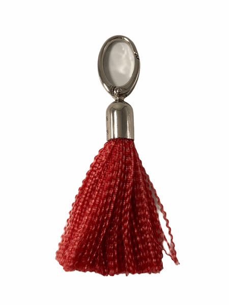 Pure Detroit Official - Seatbelt Tassel - Pre-Order Keychain Short (6") Red