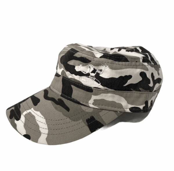 Spirit of Detroit Cadet Cap / White + White Camo Hat