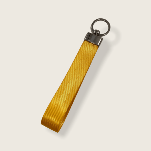 Pure Detroit Official - Seatbelt Ring Keychain - Pre-order Keychain Yellow