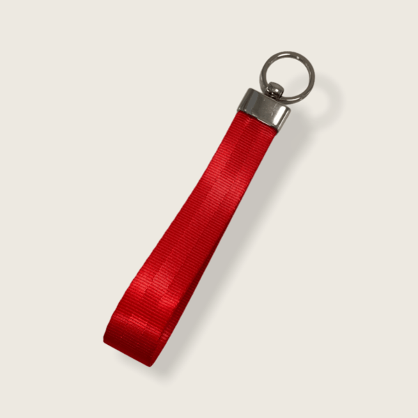 Pure Detroit Official - Seatbelt Ring Keychain - Pre-order Keychain Red