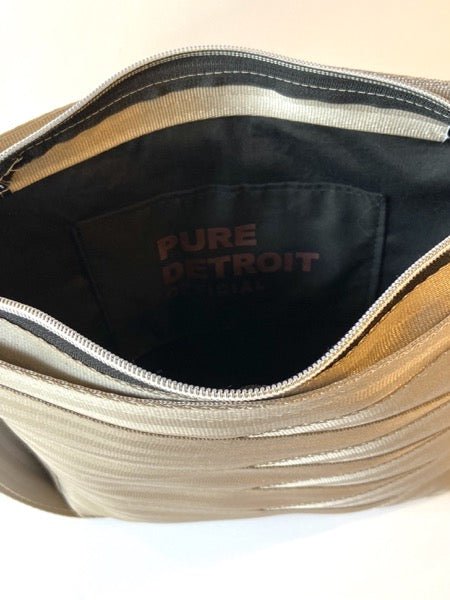 Pure Detroit OFFICIAL - Large City Slinger Tote Seatbelt Bag - Champagne PRE ORDER Seatbelt Bags