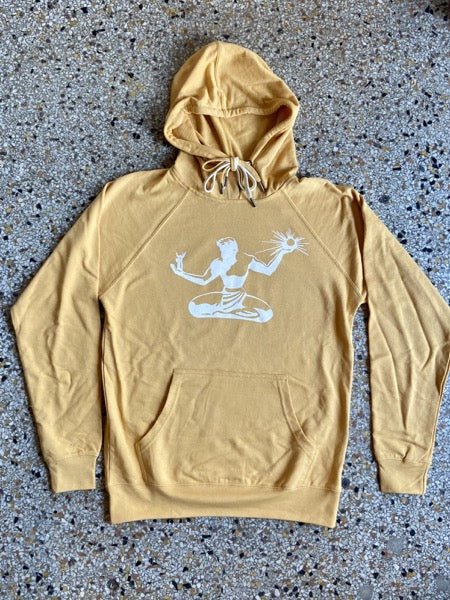 Spirit Lightweight Pullover / White + Summer Gold / Unisex Pullover
