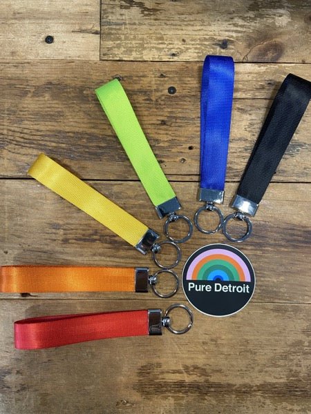 Pure Detroit Official - Seatbelt Ring Keychain - Pre-order Keychain
