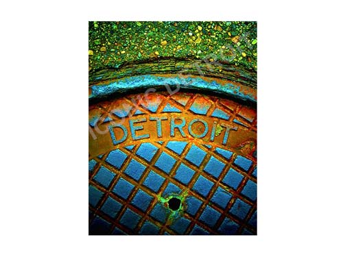 Detroit Manhole Steam Vertical Luster or Canvas Print $35 - $430 Luster Prints and Canvas Prints