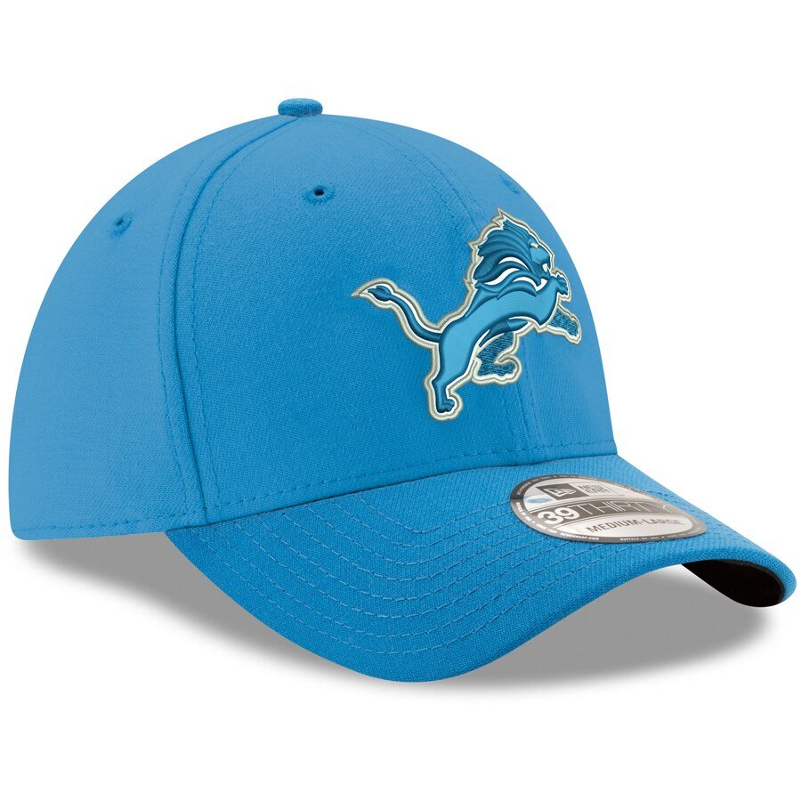 New Era Detroit Lions Classic 39THIRTY Flex Hat / Blue Hat
