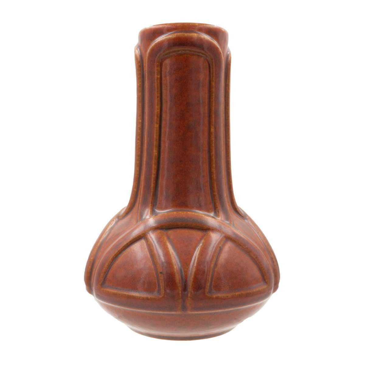Pewabic Celtic Vase - Cinnamon Pewabic Pottery