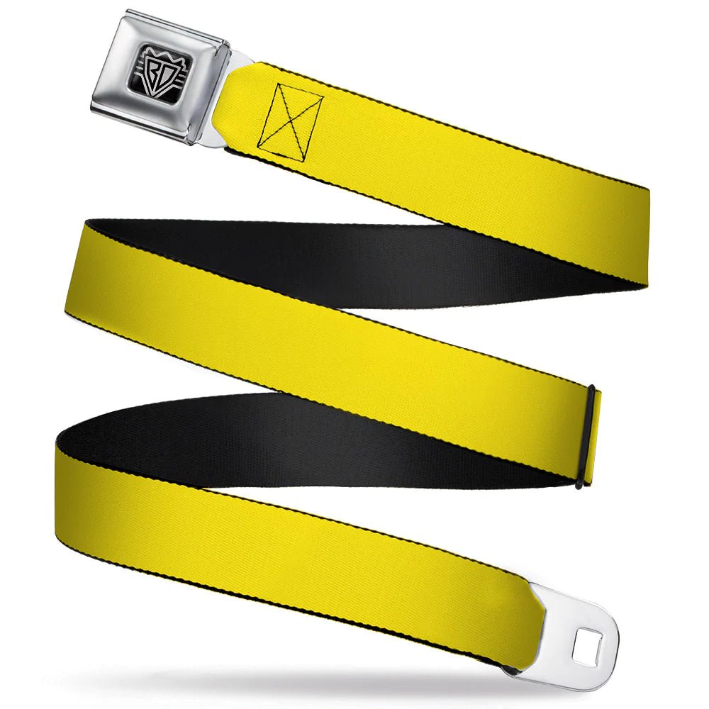 Ford Starburst Seatbelt Belt / Starburst Buckle + Yellow Webbing Belts