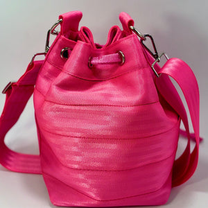 Pure Detroit OFFICIAL - Bucket Tote Seatbelt Bag - Pink PRE ORDER Seatbelt Bags