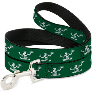 Spirit of Detroit Dog Leash - Forest Green / White Dog Leashes