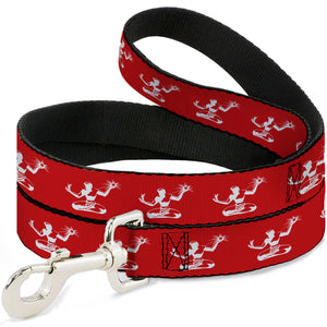 Spirit of Detroit Dog Leash - Red / White Dog Leashes