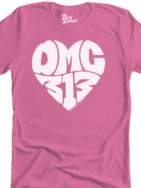 DMC 313 Love Unisex T-Shirt - White / Pink Clothing   