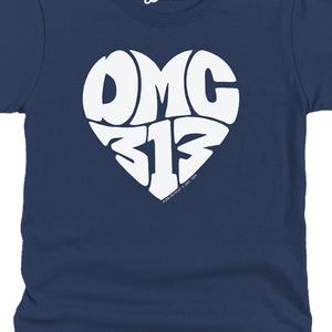 DMC 313 Love Womens T-shirt - White / Navy Clothing   