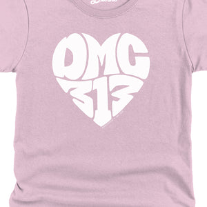 DMC 313 Love Womens T-shirt - White / Pink Clothing   