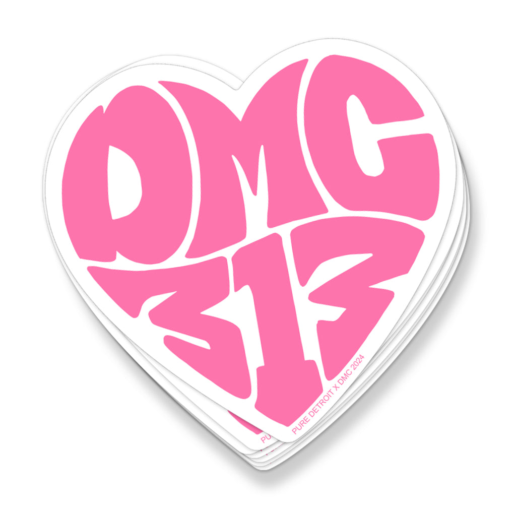 DMC 313 Love Sticker - Assorted Colors Stickers & Wall Art Sticker/Decal Pink 