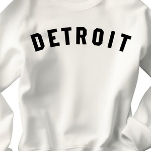 Detroit Classic Unisex Sweatshirt - Black / White sweatshirt   