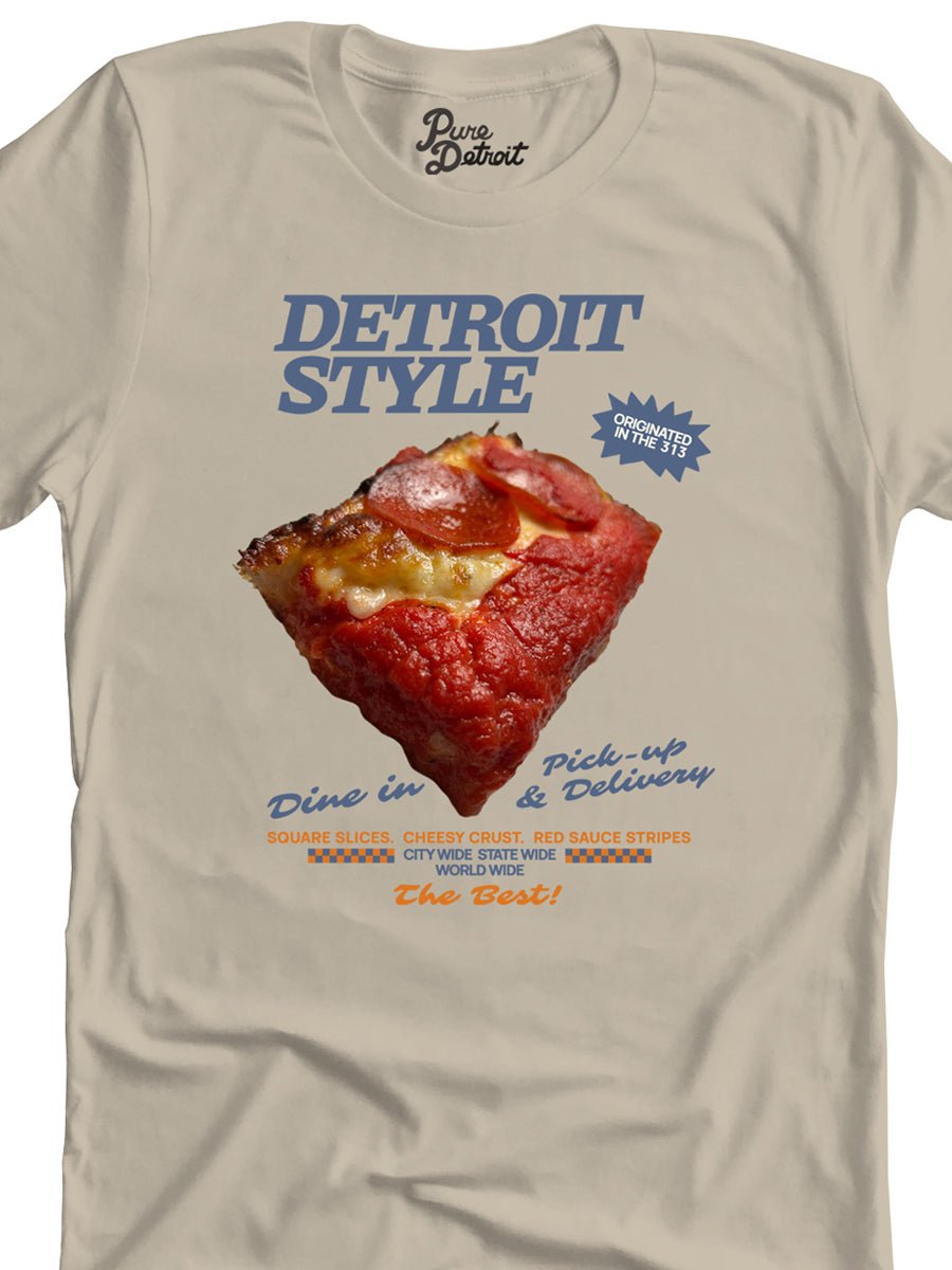 Detroit Style Slice Premium Unisex T-shirt - Soft Cream