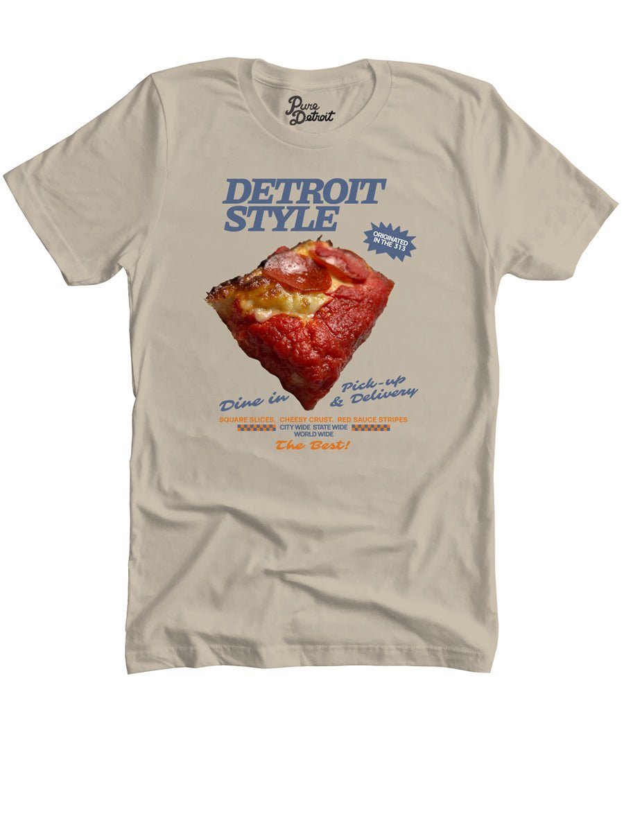 Detroit Style Slice Premium Unisex T-shirt - Soft Cream