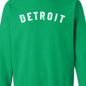 Detroit Classic Blended Sweatshirt - Irish Green / White
