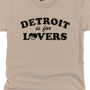 Detroit Is For Lovers Women's Premium Relaxed T-Shirt - Stone / Black t-shirt