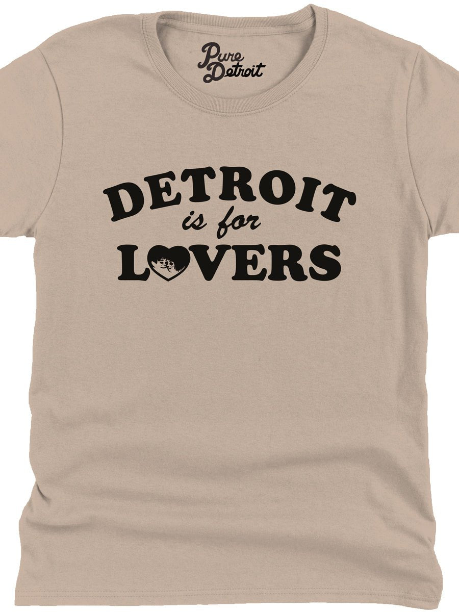 Detroit Is For Lovers Women's Premium Relaxed T-Shirt - Stone / Black t-shirt
