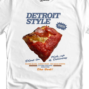 Detroit Style Slice Premium Unisex T-shirt - White