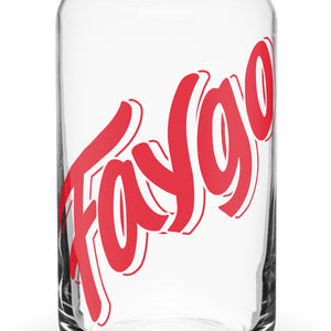 Faygo Red Pop Can-shaped Glass - 16 oz    