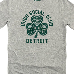 Irish Social Club - Unisex T-shirt - Athletic Gray / Modern Green t-shirt