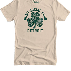 Irish Social Club - Unisex T-shirt - Soft Cream / Modern Green t-shirt