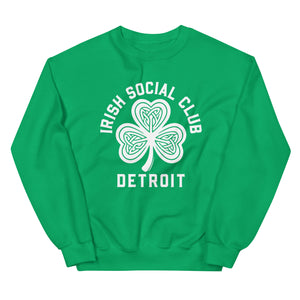 Irish Social Club Blended Sweatshirt - Irish Green and White sweatshirt