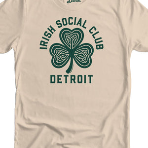 Irish Social Club - Unisex T-shirt - Soft Cream / Modern Green t-shirt