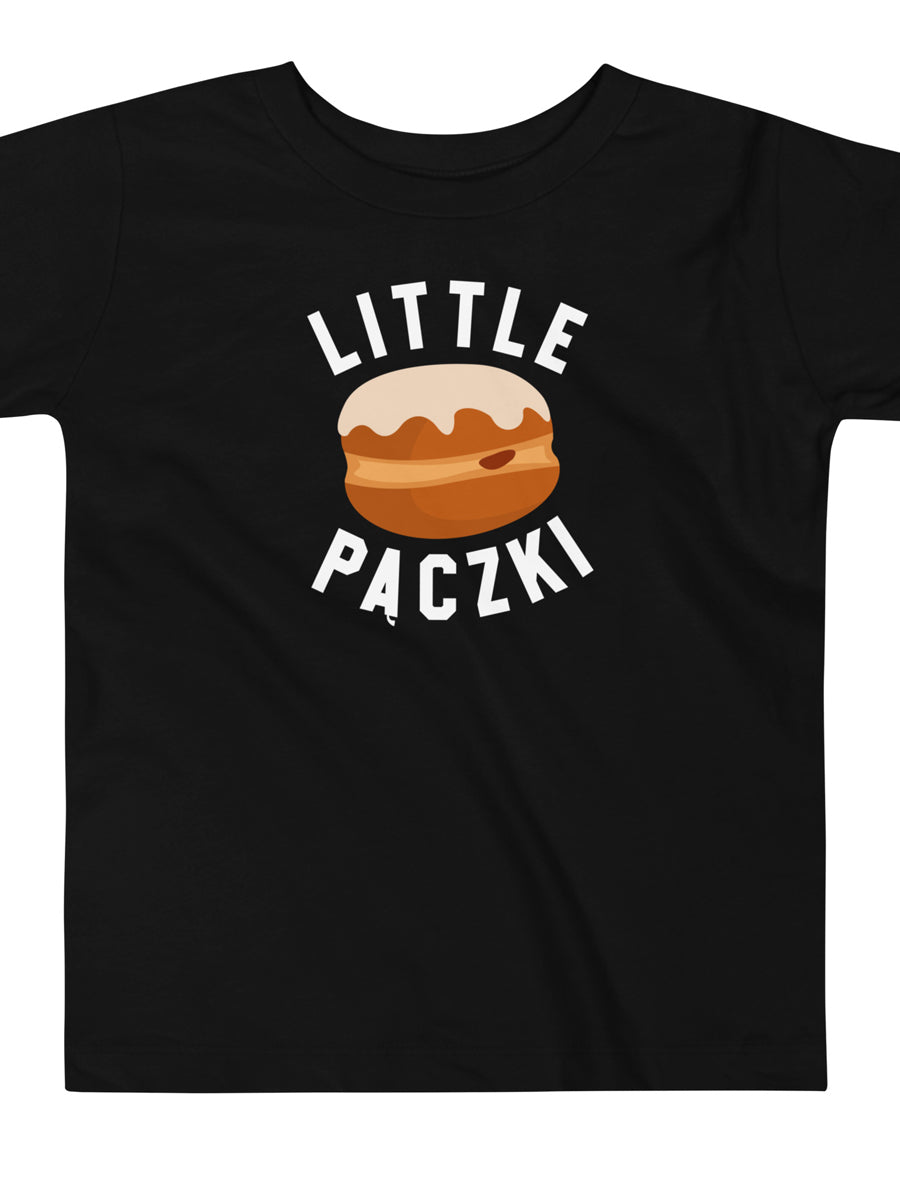 Little Paczki - Toddler T-shirt - White / Black toddler t-shirt