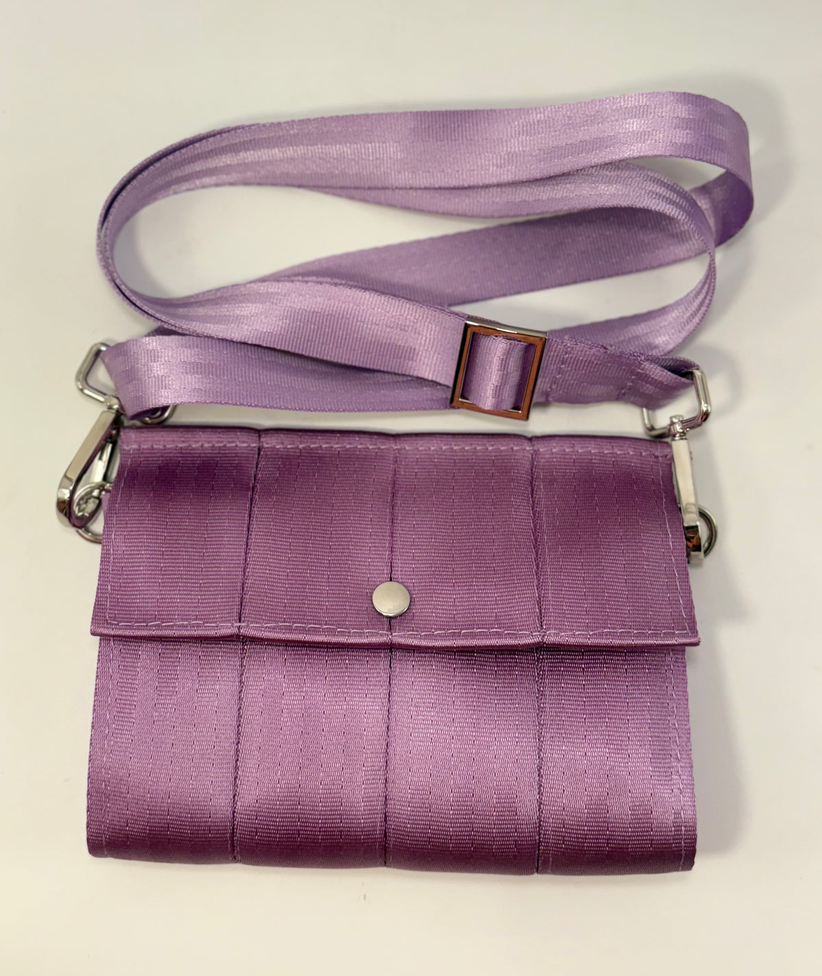 Pure Detroit OFFICIAL - Clutch Convertible Seatbelt Bag - Lilac PRE ORDER Seatbelt Bags