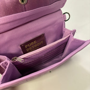 Pure Detroit OFFICIAL - Clutch Convertible Seatbelt Bag - Lilac PRE ORDER Seatbelt Bags