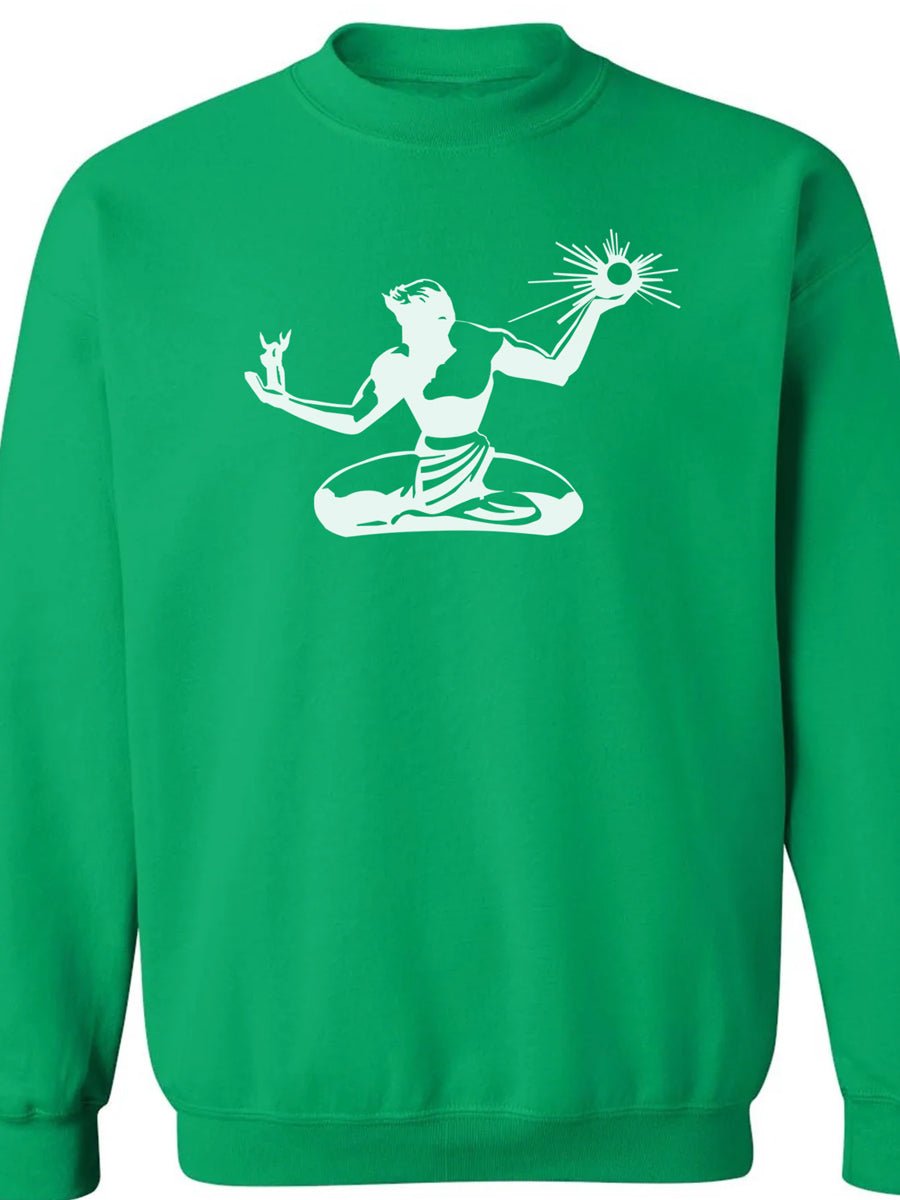 Spirit of Detroit Blended Sweatshirt - Irish Green / White