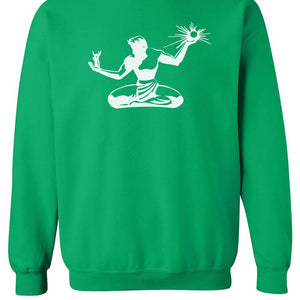Spirit of Detroit Blended Sweatshirt - Irish Green / White