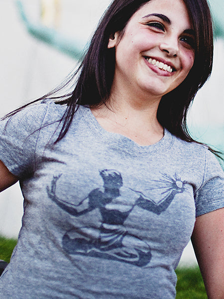 Spirit of Detroit Heather Gray T-shirt / Women's Women's Apparel   