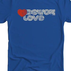 Sporty Detroit Love Premium Unisex T-shirt - Royal t-shirt