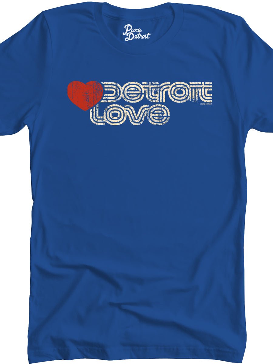 Sporty Detroit Love Premium Unisex T-shirt - Royal t-shirt