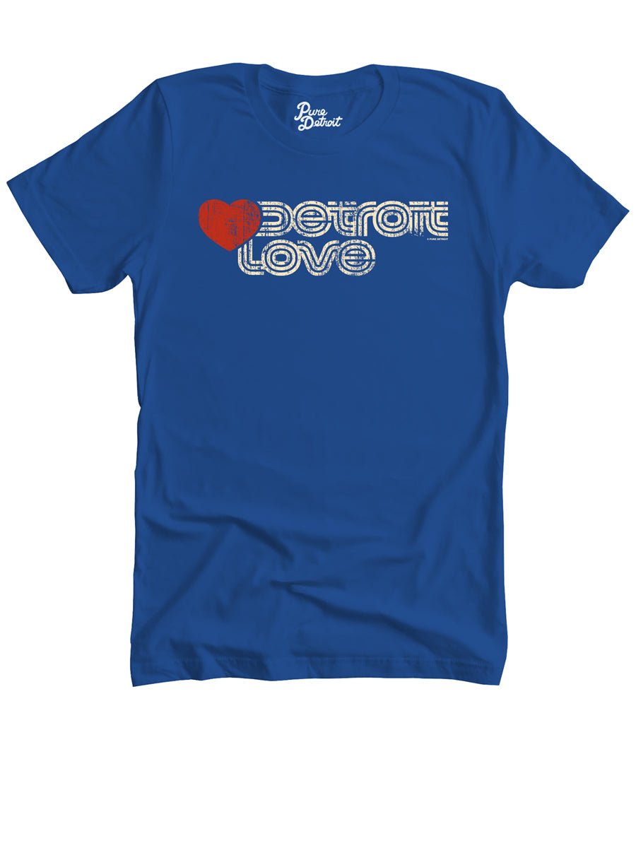 Sporty Detroit Love Premium Unisex T-shirt - Royal t-shirt