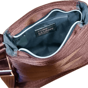 Pure Detroit OFFICIAL - Medium City Slinger Tote Seatbelt Bag - Burnt Maple PRE ORDER Seatbelt Bags