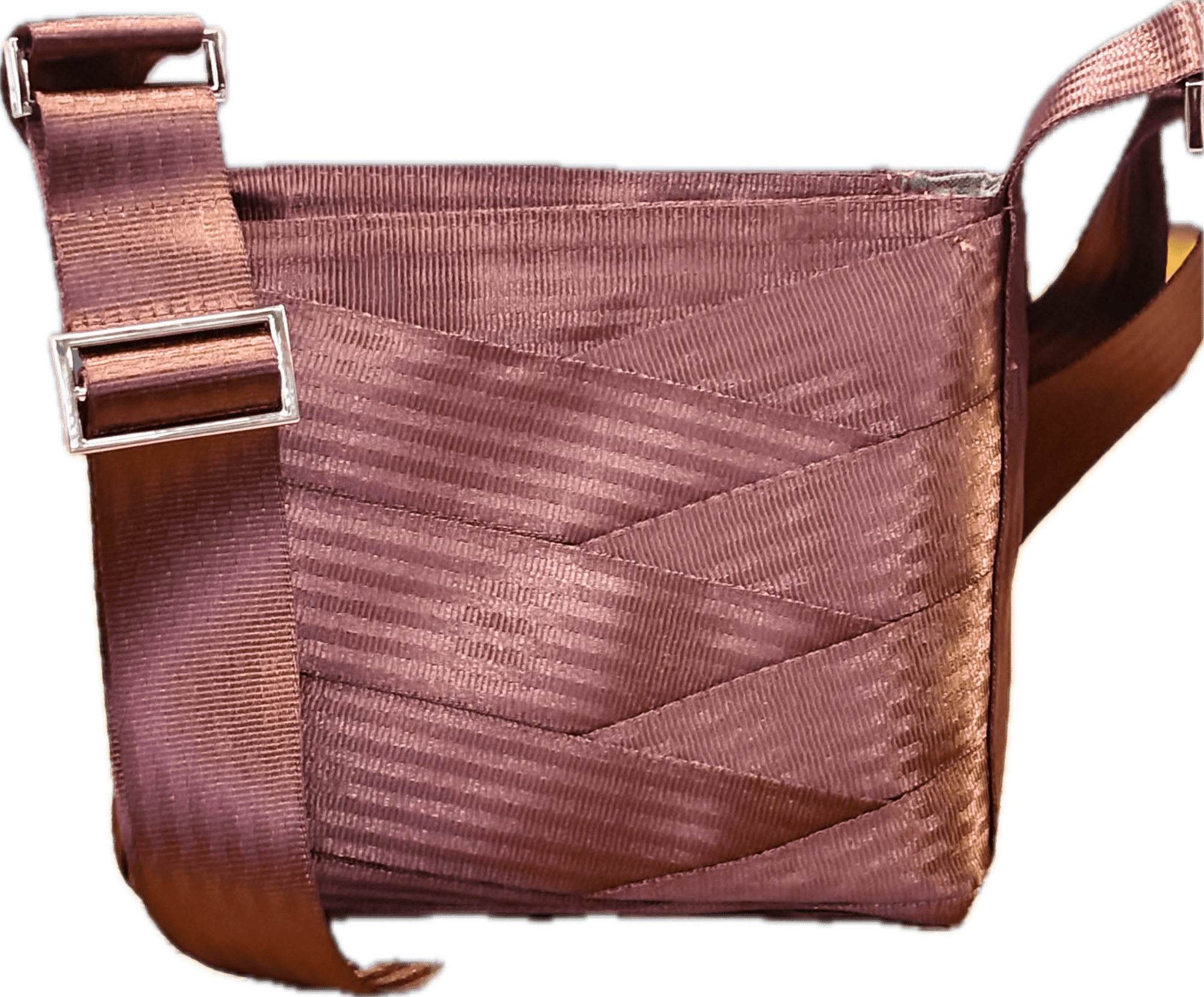 Pure Detroit OFFICIAL - Medium City Slinger Tote Seatbelt Bag - Burnt Maple PRE ORDER Seatbelt Bags