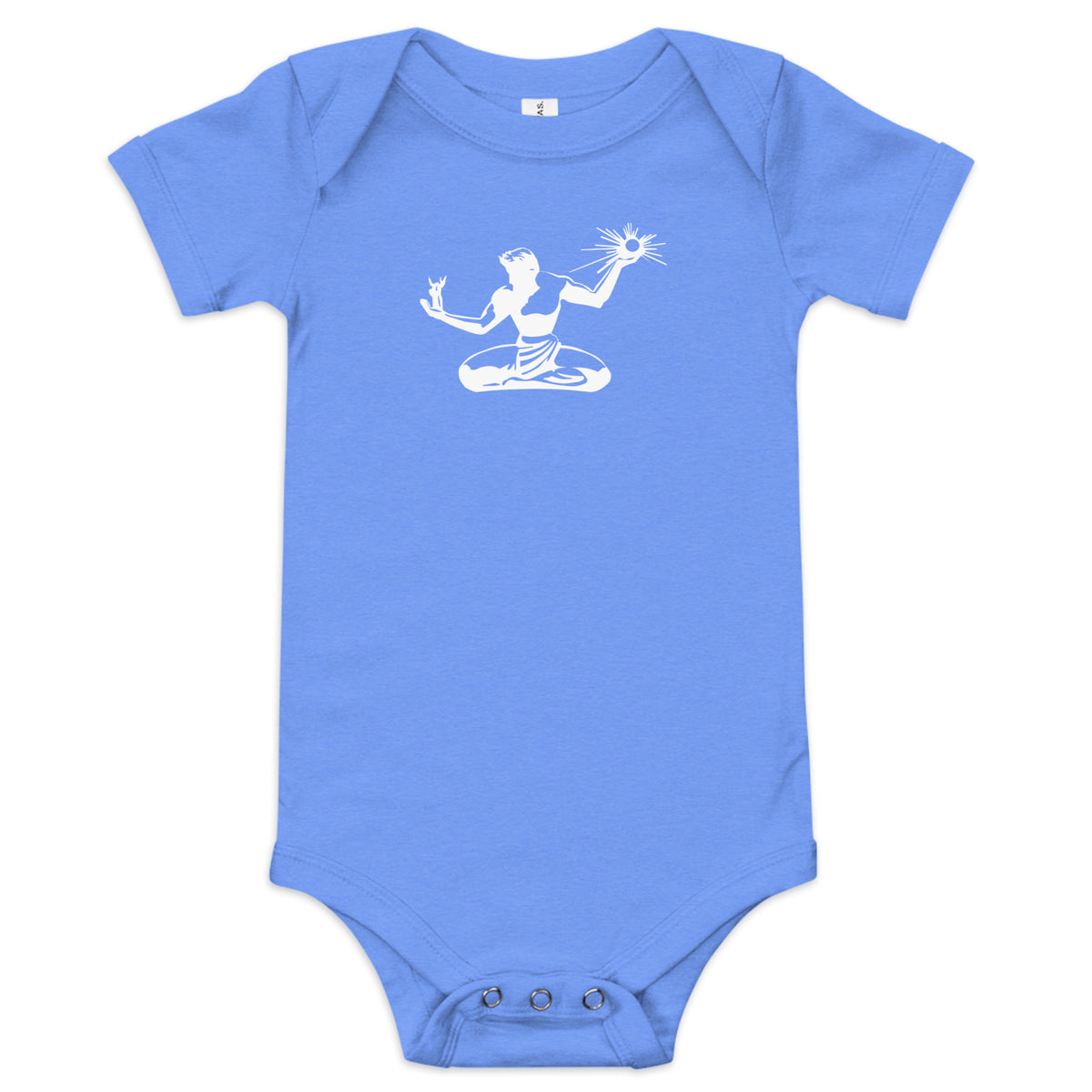 Spirit of Detroit Baby Onsie - Blue / White 3-6m