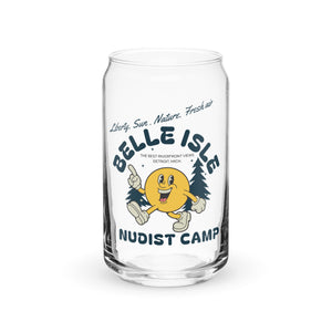 Belle Isle Nudist Camp Can-shaped Glass - 16 oz glass Default Title