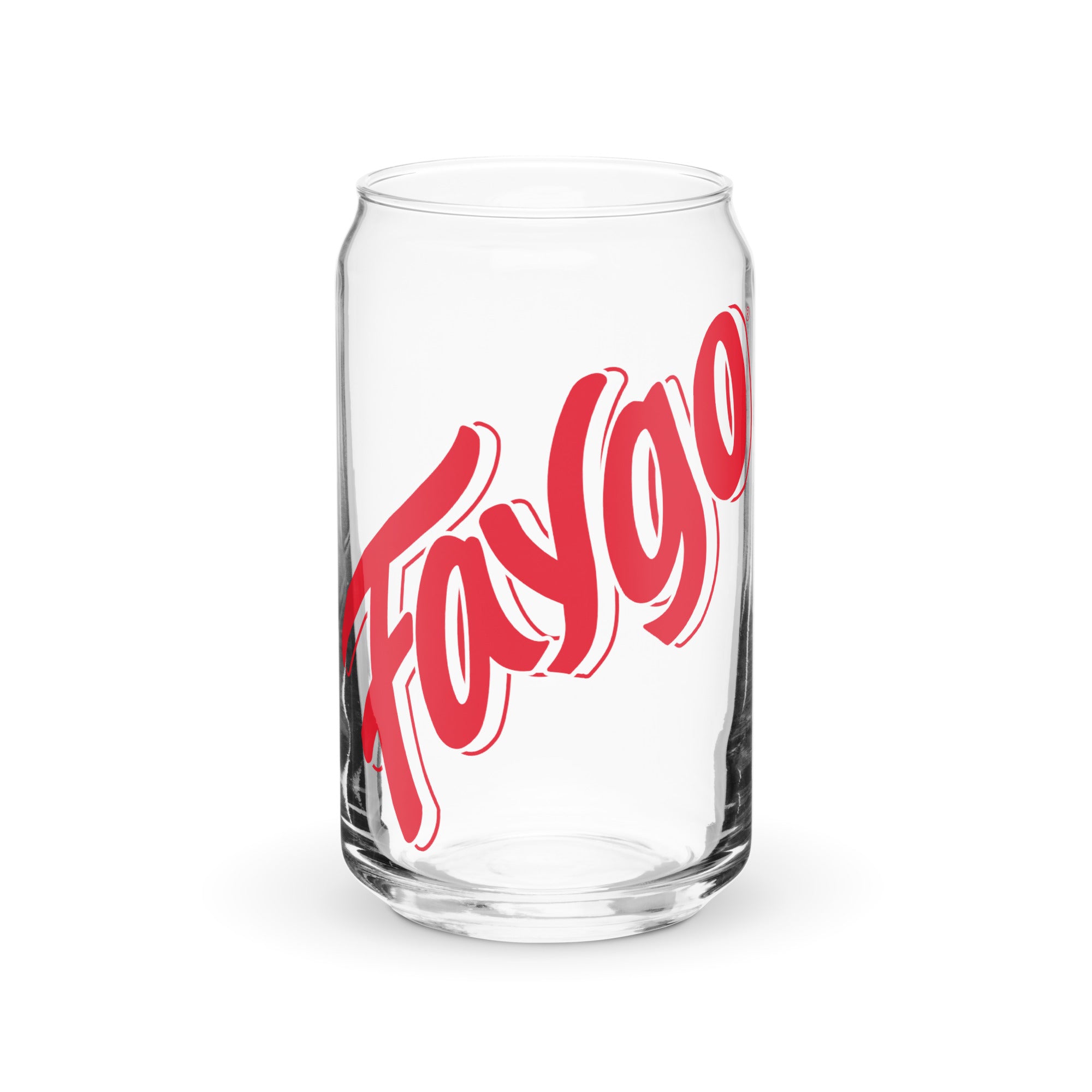 Faygo Red Pop Can-shaped Glass - 16 oz  Default Title  