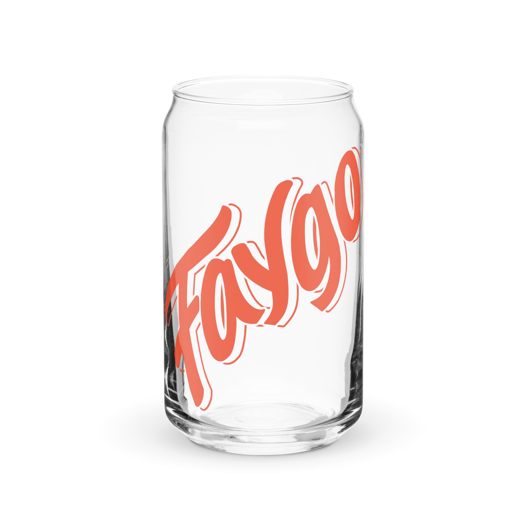 Faygo Orange Can-shaped Glass - 16 oz  Default Title  