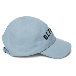 Detroit Classic Embroidered Cotton Twill Dad Hat - Light Blue / Black Dad Hat Default Title