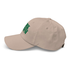 Corktown Embroidered Cotton Twill Dad Hat - Stone / Irish Green